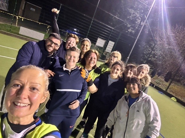 If you've not tried #WalkingFootball yet girls you don't know what your missing... #over50 #over60 #mentalhealth #WFA #BirminghamMind #womenswalkingfootballuk #getactivesolihull #solihullonthemove #over40 #funfitnessfriendship