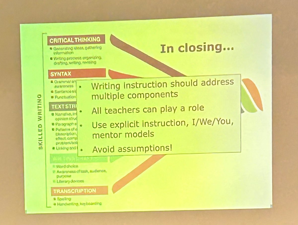 So much great information at the NCSIP Spring Network Conference! #NCSIP24 <a href="/ChathamEC/">Chatham County Schools Exceptional Children's Dept</a>