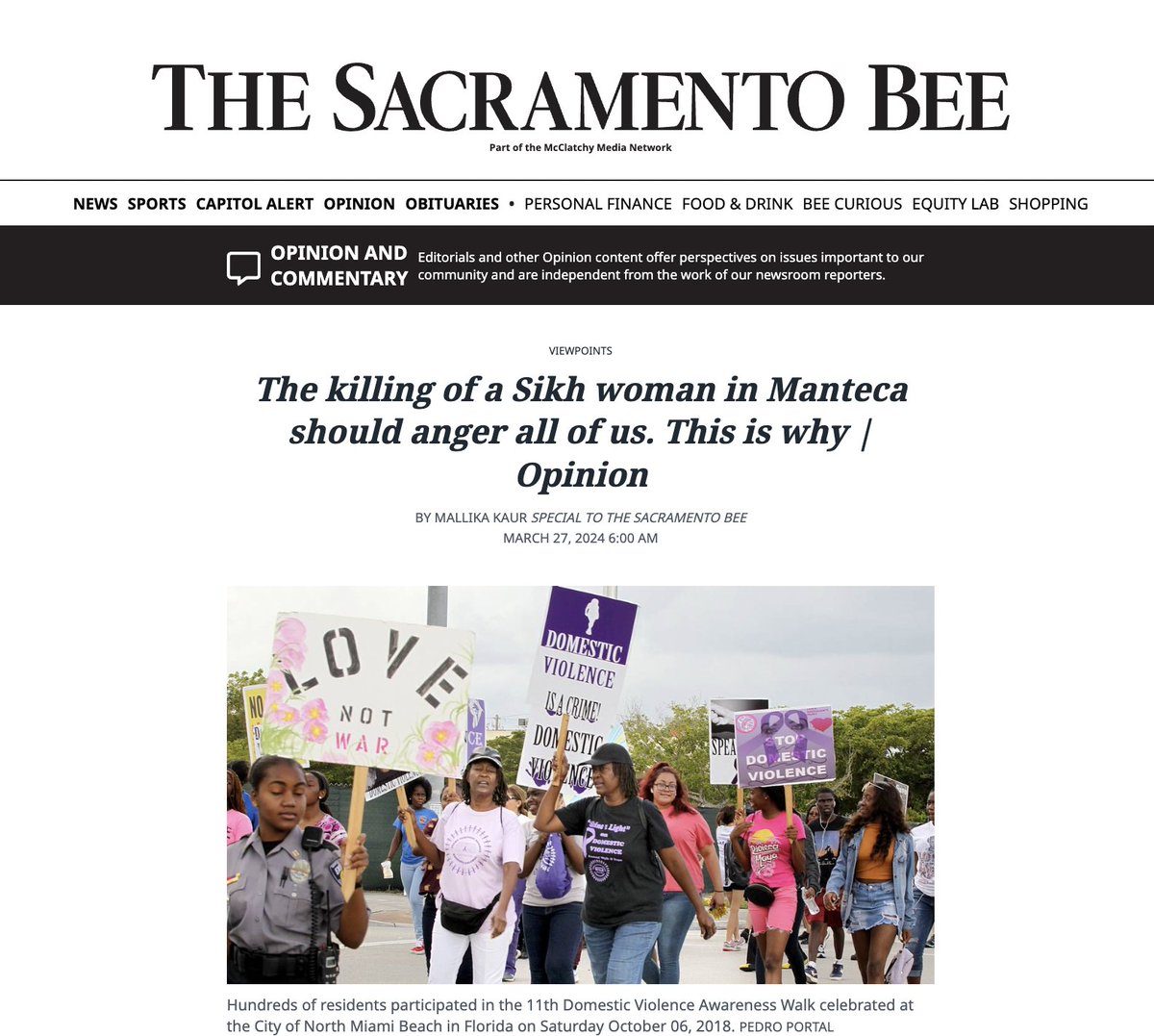 "Kaur’s case should enrage us all. We are not doing nearly enough to identify and support every high-risk domestic violence survivor and victim facing interlocking vulnerabilities."

Mallika Kaur | Executive Director | Sikh Family Center

Available here: sacbee.com/opinion/op-ed/…