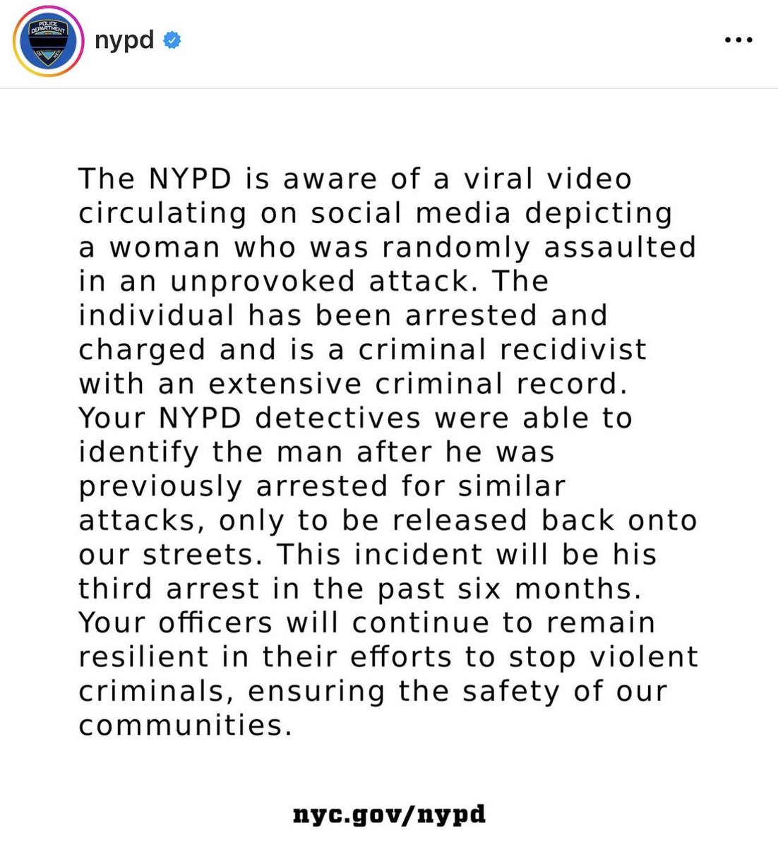 #iBullShitYouNot 

This was posted by NYPD on Instagram