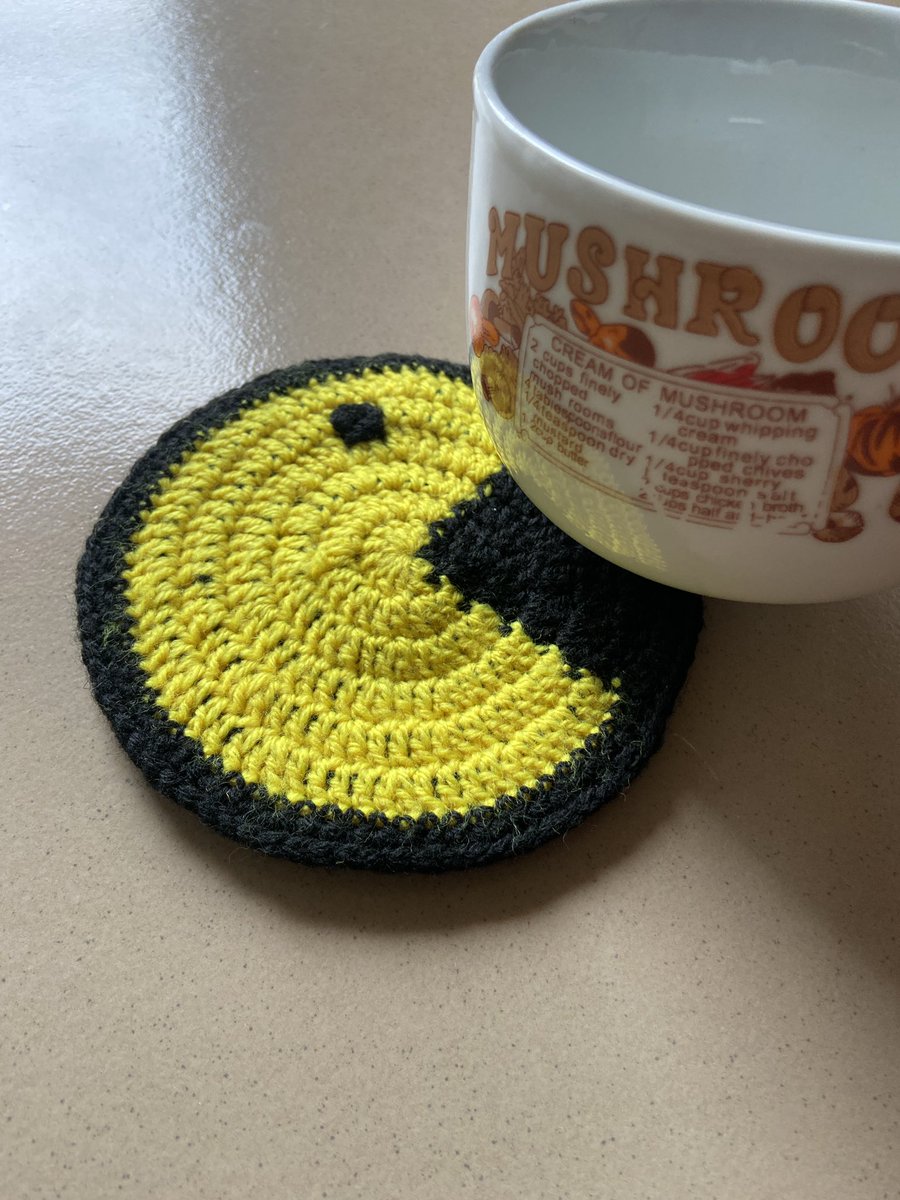 Perfect design for my new coaster! Nom Nom

I wasn’t really sure what I was doing, but I figured it out :>

Not enough talent yet for a plushie unfortunately <a href="/pacmoon_/">Pacmoon</a>