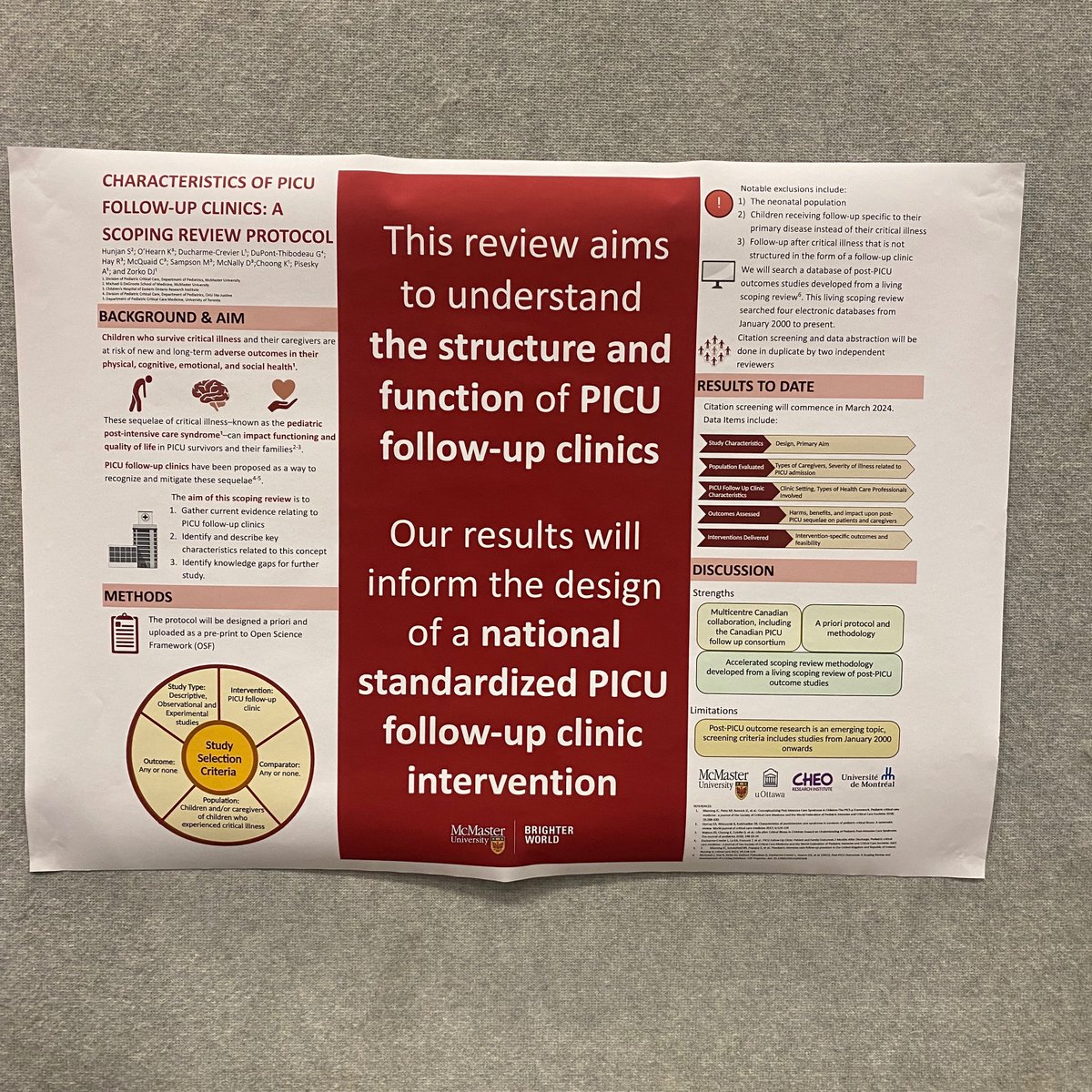 David Zorko (@zorkosaurus) on Twitter photo Great #PedsICU research on display at <a href="/MacUPediatrics/">McMaster University Department of Pediatrics</a> <a href="/McMasterCHR/">McMaster Child Health Research</a> #MCHRD2024. Patient-reported outcome measures, post-PICU follow-up clinics, and Liber8 bundle implementation... Congrats to our awesome trainees on their projects!
<a href="/karen_choong/">Karen Choong</a> <a href="/Prof_Parker/">Melissa Parker</a> Great #PedsICU research on display at <a href="/MacUPediatrics/">McMaster University Department of Pediatrics</a> <a href="/McMasterCHR/">McMaster Child Health Research</a> #MCHRD2024. Patient-reported outcome measures, post-PICU follow-up clinics, and Liber8 bundle implementation... Congrats to our awesome trainees on their projects!
<a href="/karen_choong/">Karen Choong</a> <a href="/Prof_Parker/">Melissa Parker</a>