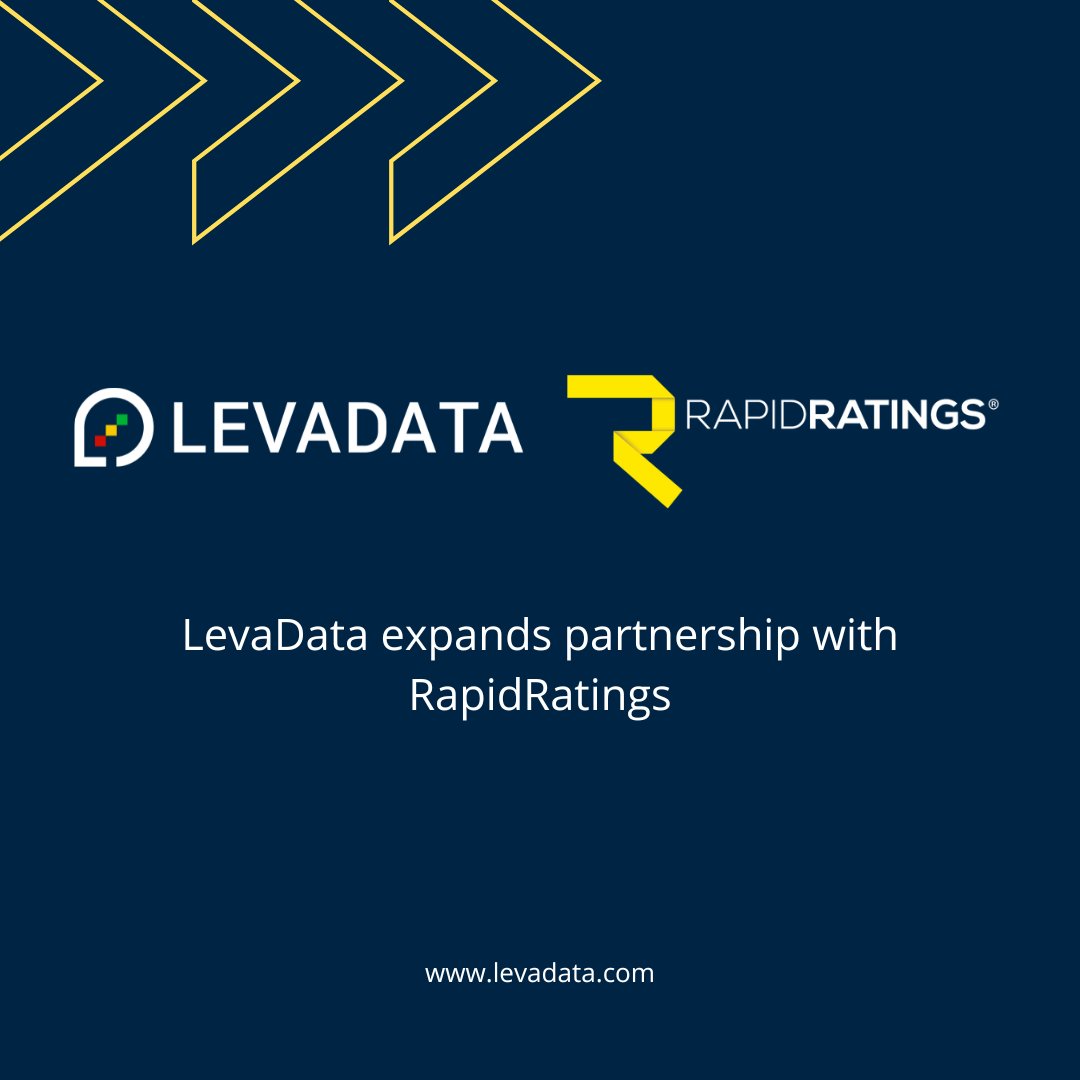 LevaData (@levadata) on Twitter photo Thrilled to share that we have expanded our integration capabilities with <a href="/RapidRatings/">RapidRatings</a> for financial health and ratings!
Missed our live announcement? Check out this article and the additional product features we released to learn more.
levadata.com/press/levadata… Thrilled to share that we have expanded our integration capabilities with <a href="/RapidRatings/">RapidRatings</a> for financial health and ratings!
Missed our live announcement? Check out this article and the additional product features we released to learn more.
levadata.com/press/levadata…