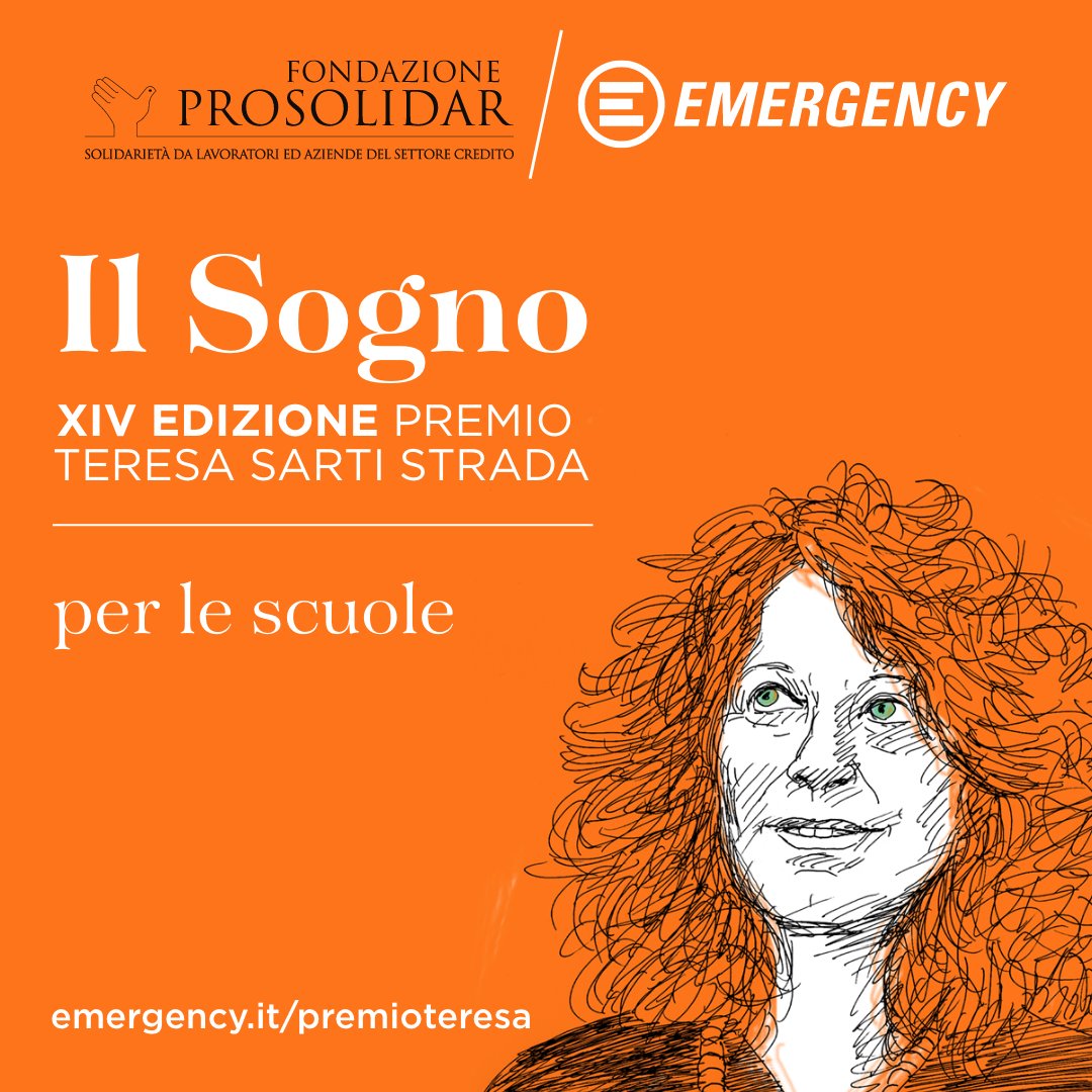 💫 'Il #Sogno' è il tema del Premio #TeresaSartiStrada di quest'anno 🎒Possono partecipare #studenti e classi delle scuole primarie e secondarie di primo grado ⌚C'è tempo fino al #28aprile per partecipare: scopri di più su emergency.it/cultura-di-pac…