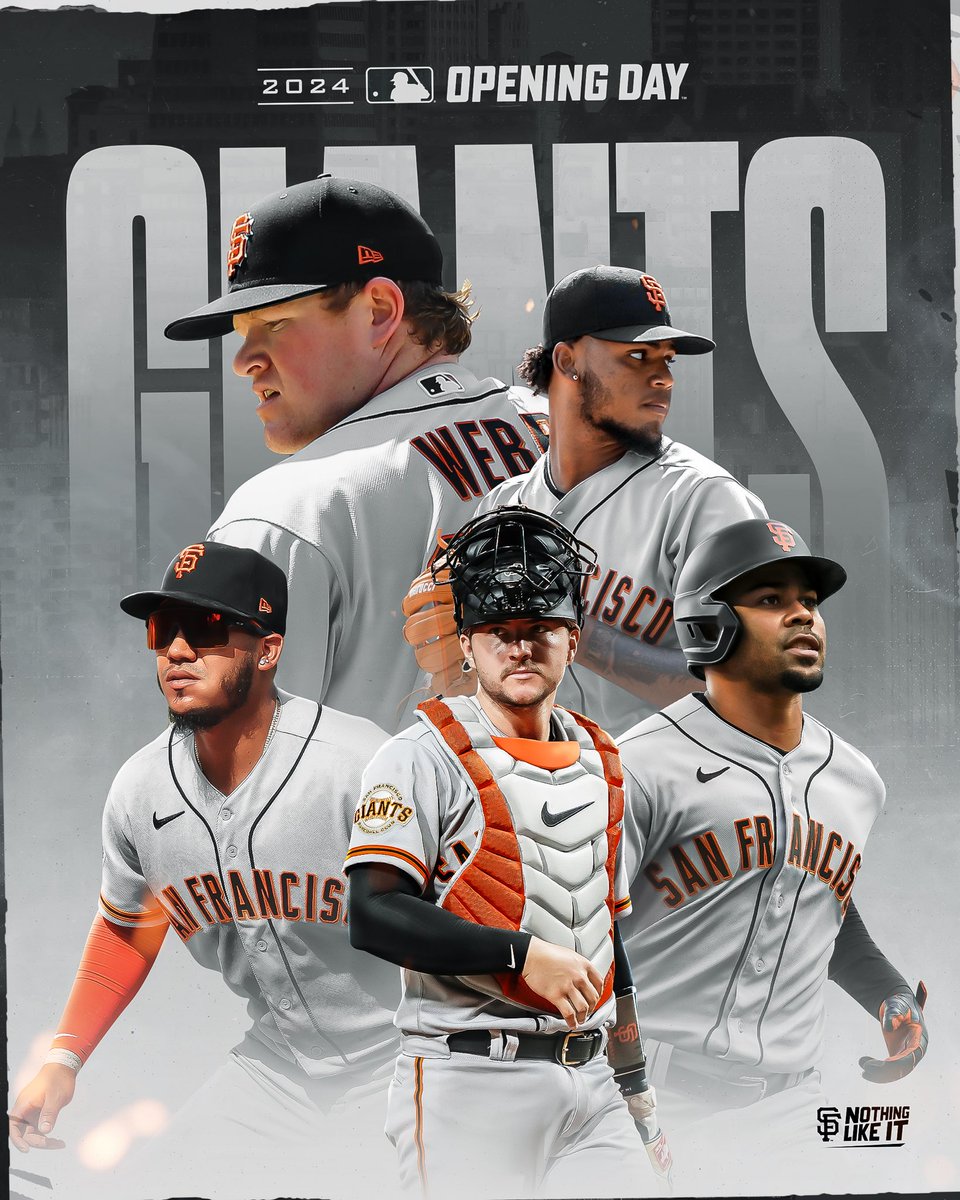 SFGiants's tweet image. Two words: Opening Day ⚾️