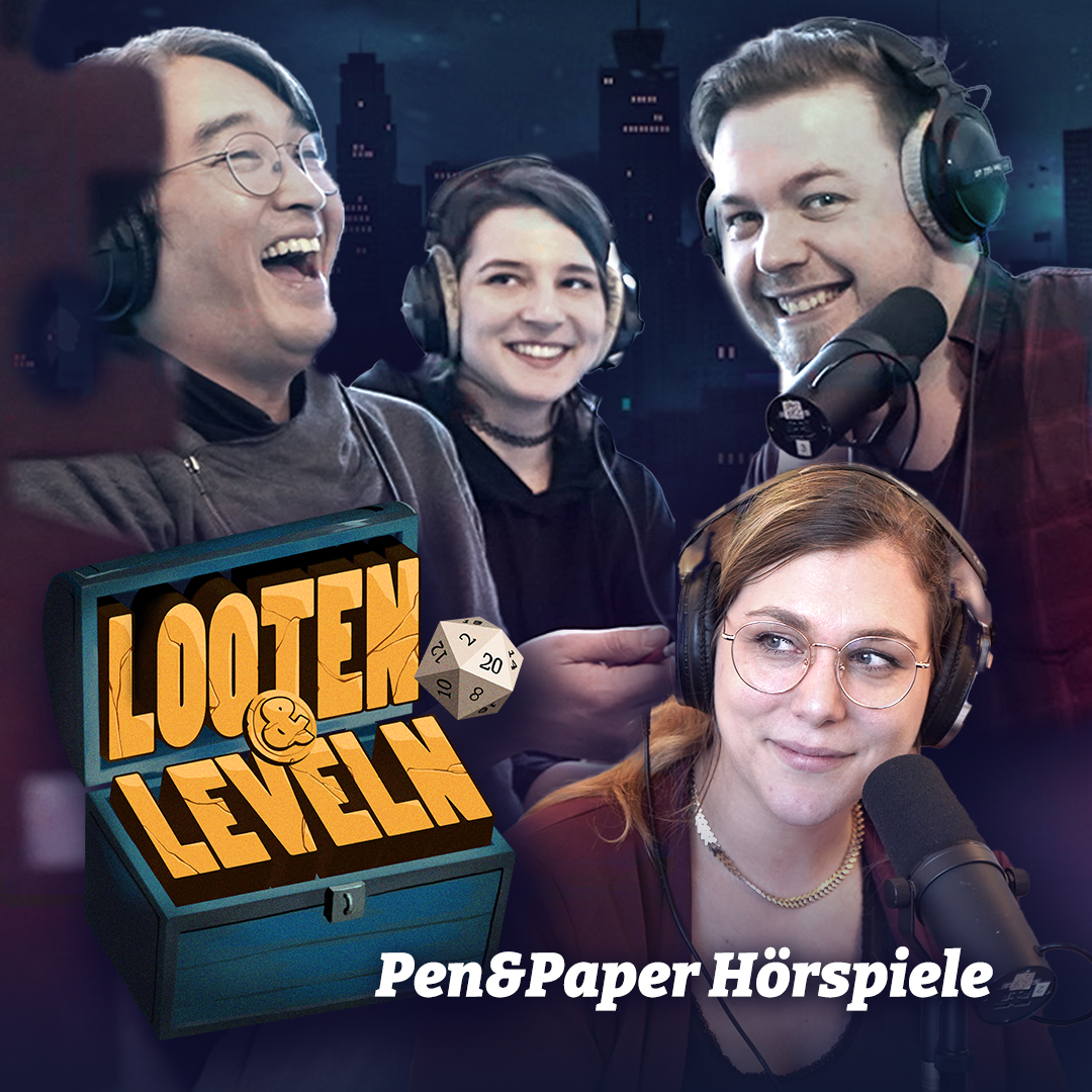 Folge 2 von Looten &amp; Leveln — unserem neuen Pen &amp; Paper Podcast im Hörspielgewand — gibt's jetzt überall wo es Podcasts gibt. Mit dabei: <a href="/Volle_Droschke/">Miri</a>, <a href="/Haselnuuuss/">Haselnuuuss 🌰</a>, Steffen &amp; Budi.
