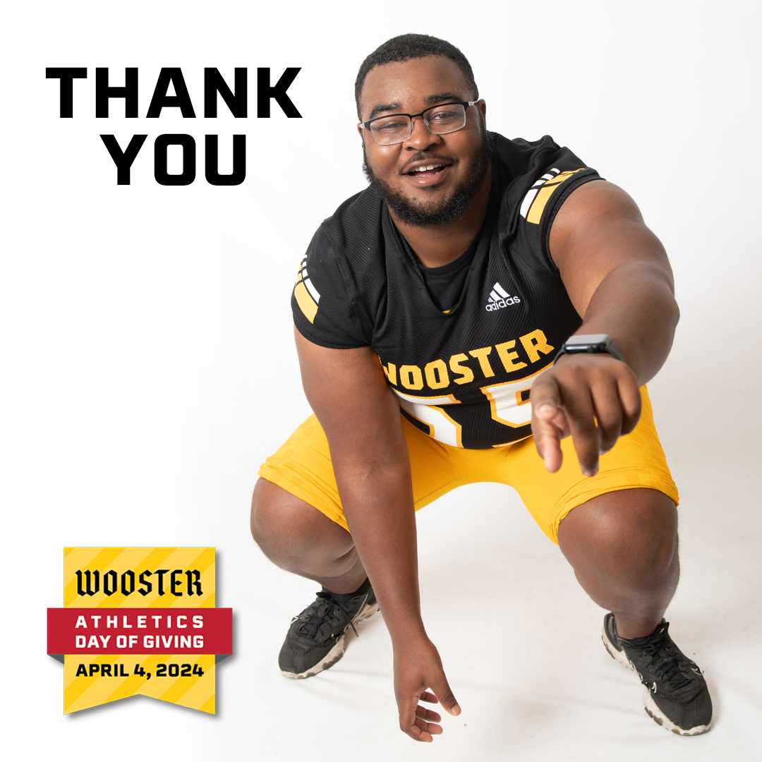 Thank you for supporting Wooster Athletics on our Day of Giving! Your Fighting Scot pride ensures that we have an exceptional student-athlete experience! #ScotsForLife #ThankYou