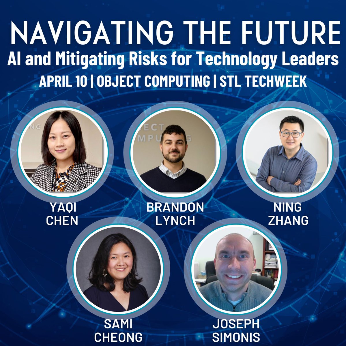 ObjectComputing's tweet image. Excited for #STLTechWeek - 5 full days of disruptive and emerging technology, at over 30 venues across the St. Louis Metro! We are thrilled to sponsor and host #AI &amp;amp; Mitigating Risks for Tech Leaders 2-4pm on 4/10/24! Register now! hubs.li/Q02r3BkY0
@TechSTL