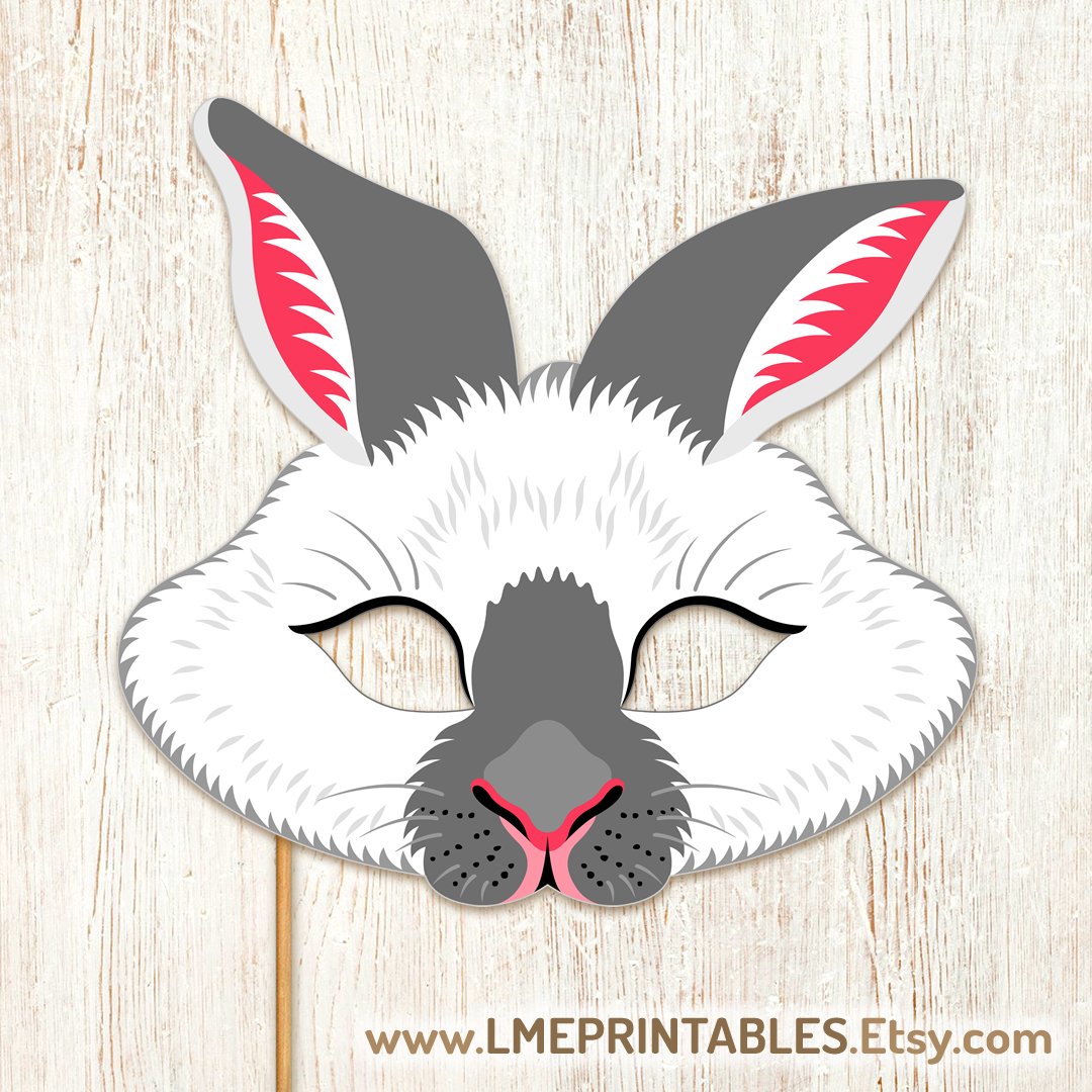 lmeprintables's tweet image. Rabbit Printable Mask Easter Gray White Bunny California Halloween Hare Costume Zodiac Forest Farm Animal Party Woodland Birthday Carnival etsy.me/3TF3ZCO via @Etsy #rabbitmask #rabbitcostume #rabbitforkids #eastermasks #eastercrafts #easterideasforkids #easter2024 #masks