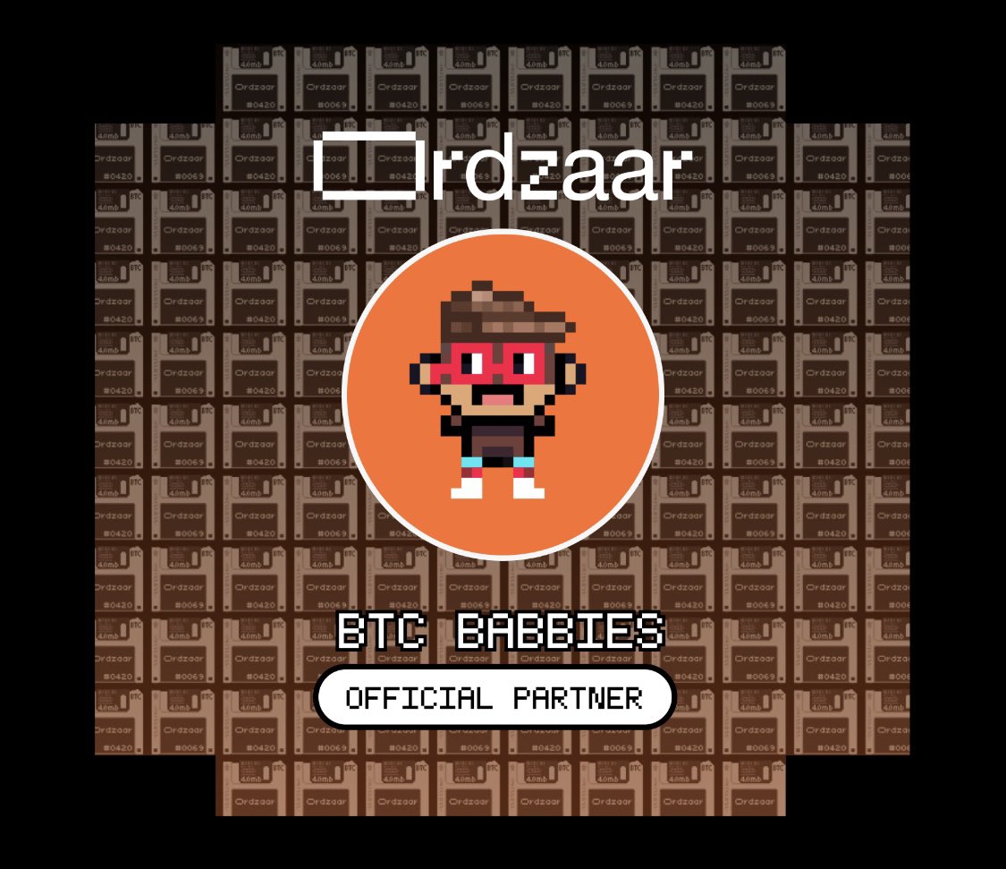 BTCbabbies's tweet image. GM 🚼

we are proud to announce our official partnership with @ordzaar  🎉

to celebrate accordingly we are giving away : 

1 FCFS Mint spot for "ORDZ PASS" 

❇️ like &amp;amp; retweet
❇️ follow @BTCbabbies &amp;amp; @ordzaar 
❇️ hop in the discord and say hello from BTCbabbies👇🏻…