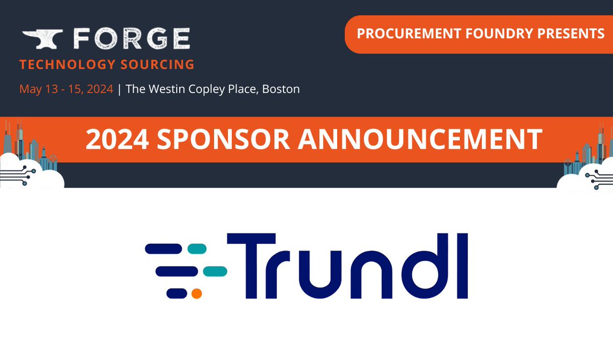 We are delighted to announce that @Trundl_inc will be joining as an exhibitor for #ForgeTech24. Learn how seamless integration, scalability and transparent communication can help deliver your business objectives. Apply today to be considered: hubs.li/Q02r357L0