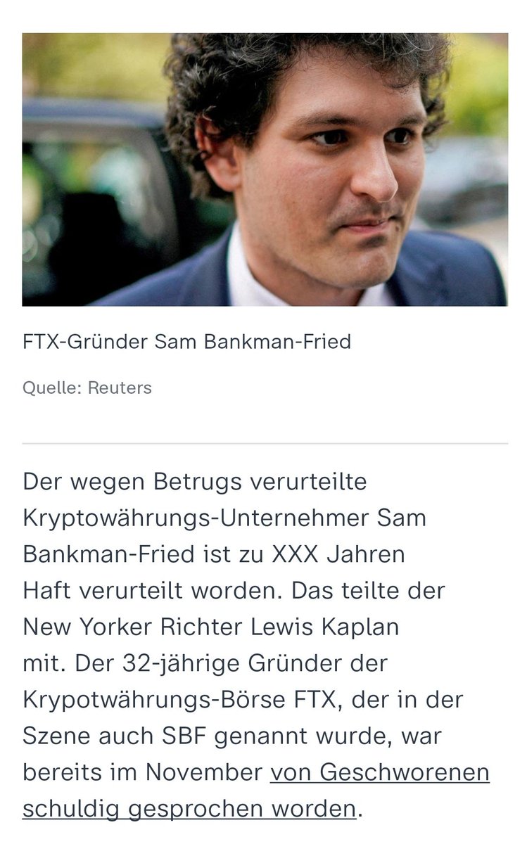 Da hatte es jemand in der Eilmeldungsabteilung bei ZDF heute aber besonders eilig #BankmanFried #FTX