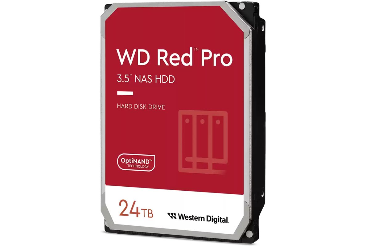 Western Digital Ships 24TB Red Pro Hard Drive For NASes trib.al/xUipTJT