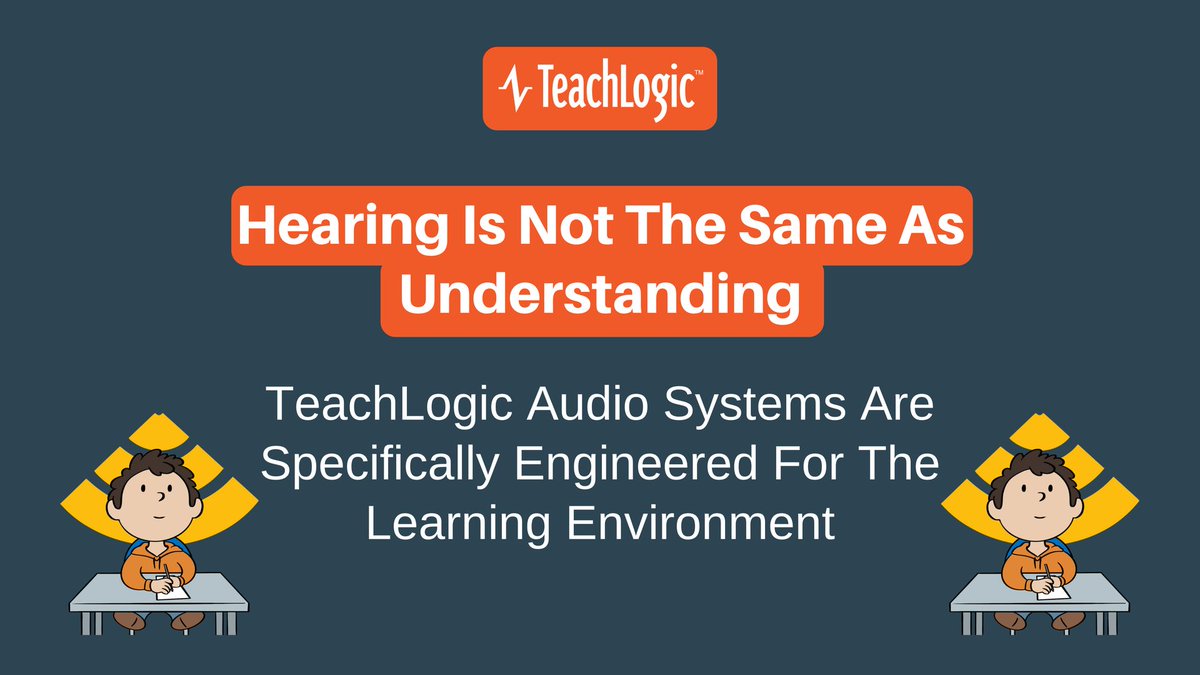 The reason we design Teachlogic audio systems with sound field is it creates the ideal range for sound intelligibility. Learn more bit.ly/3QoE02b #K12Learning #Educationtech #SoundField