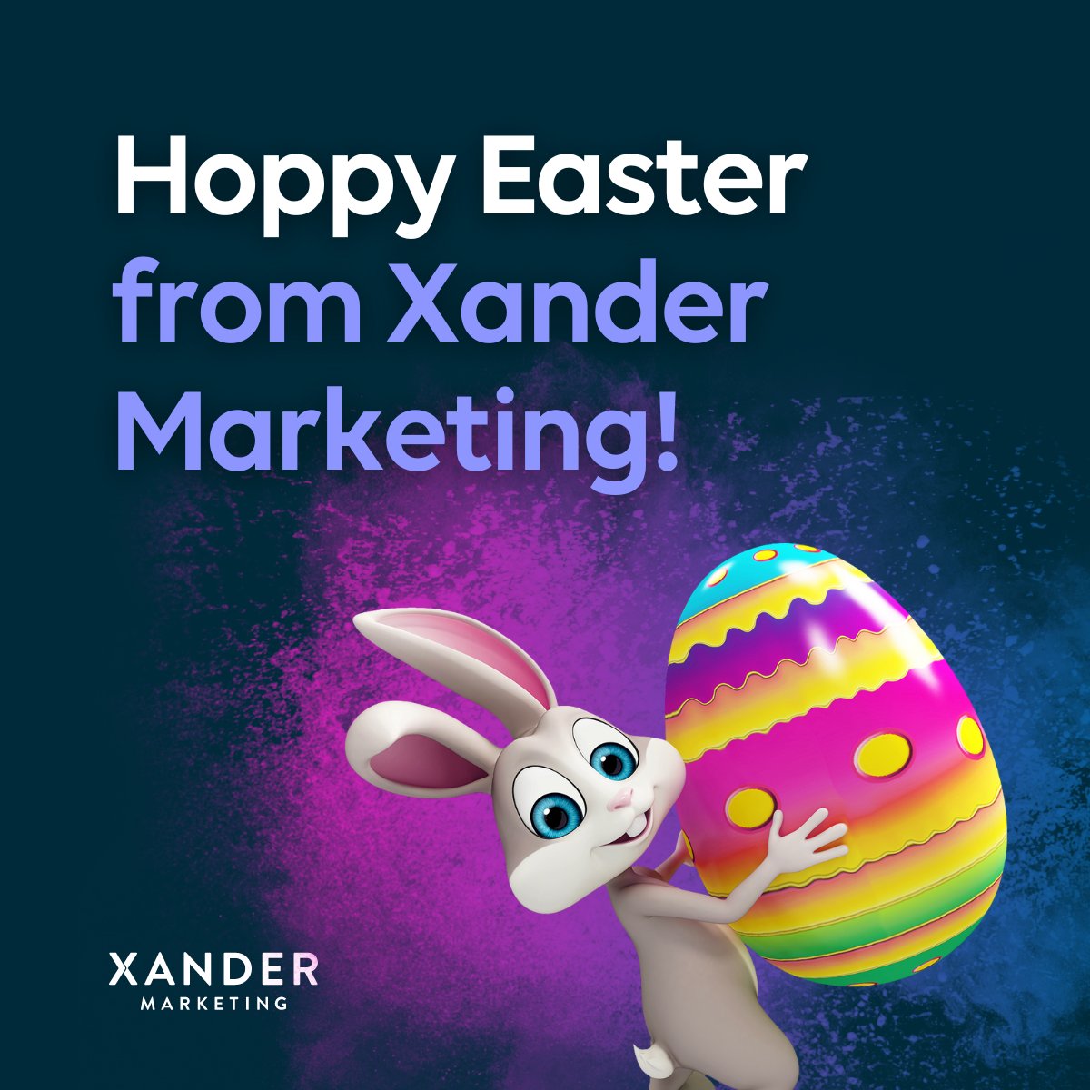 Wishing you a hoppy Easter from the team at Xander Marketing! 🐰