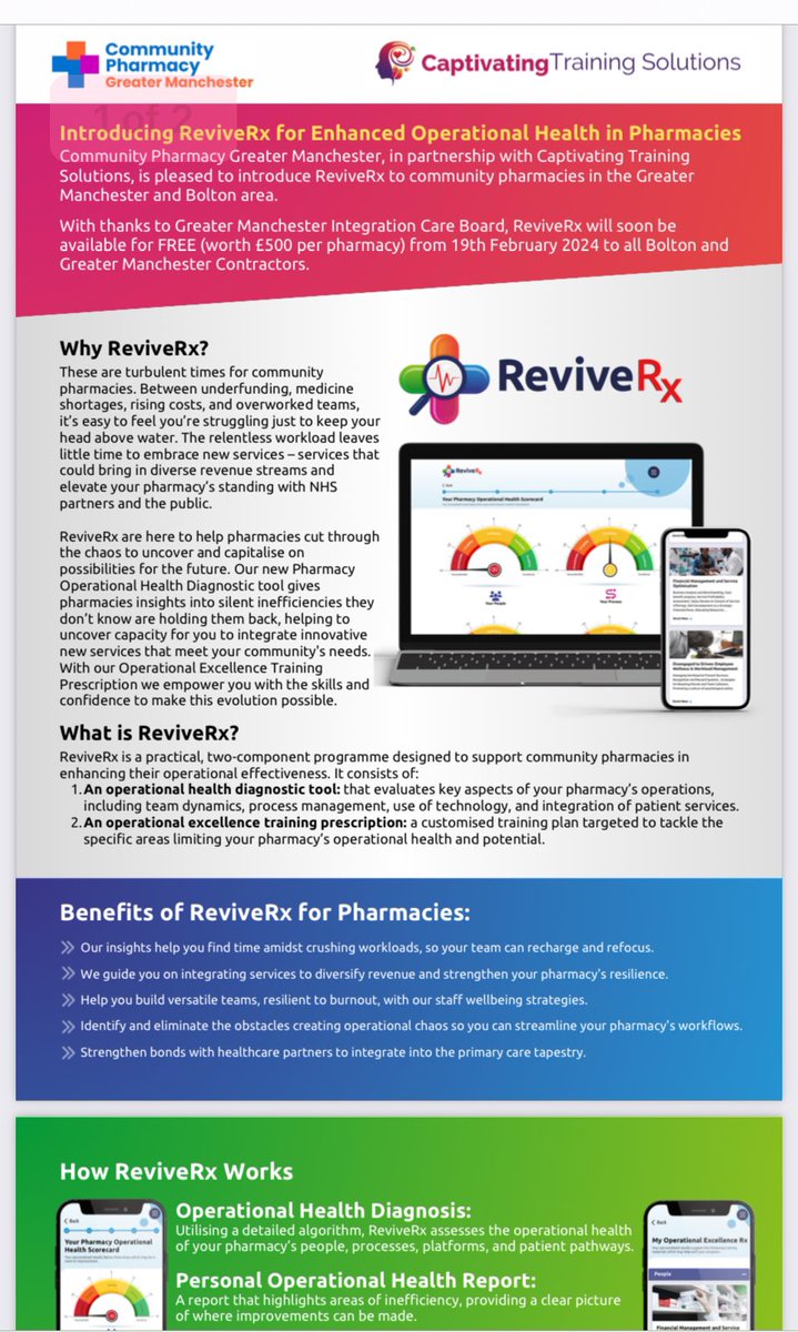 #pharmacy24 lots of work supporting #pharmacyfirst #pharmacy excellence programme #gmminorailments #primarycareintegration #populationhealth #collaboration …ermanchester.communitypharmacy.org.uk/pharmacy-excel…