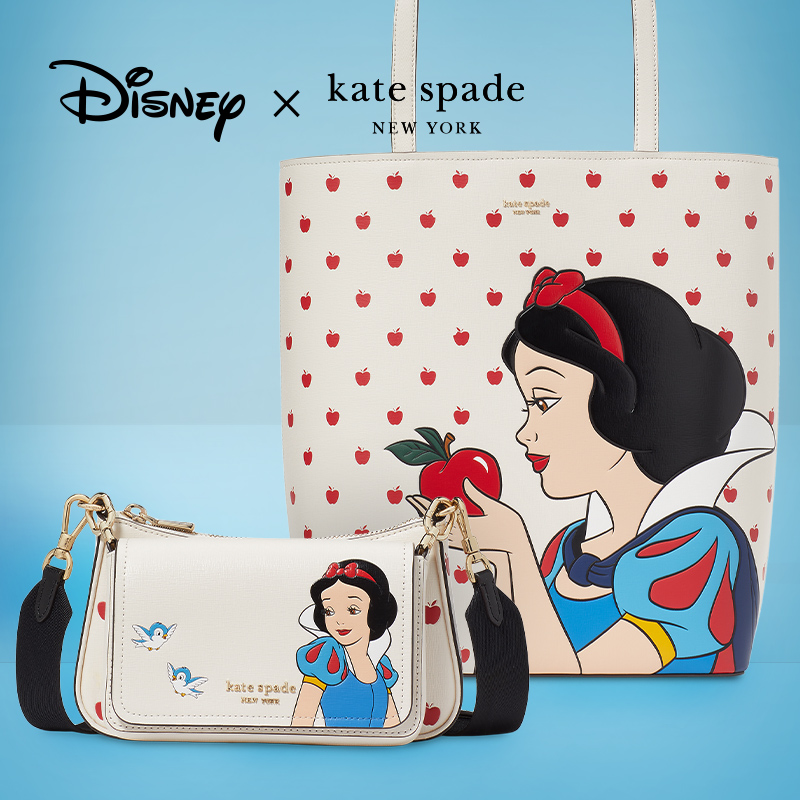 Snow White by kate spade is arriving to disneystore .com on April 1