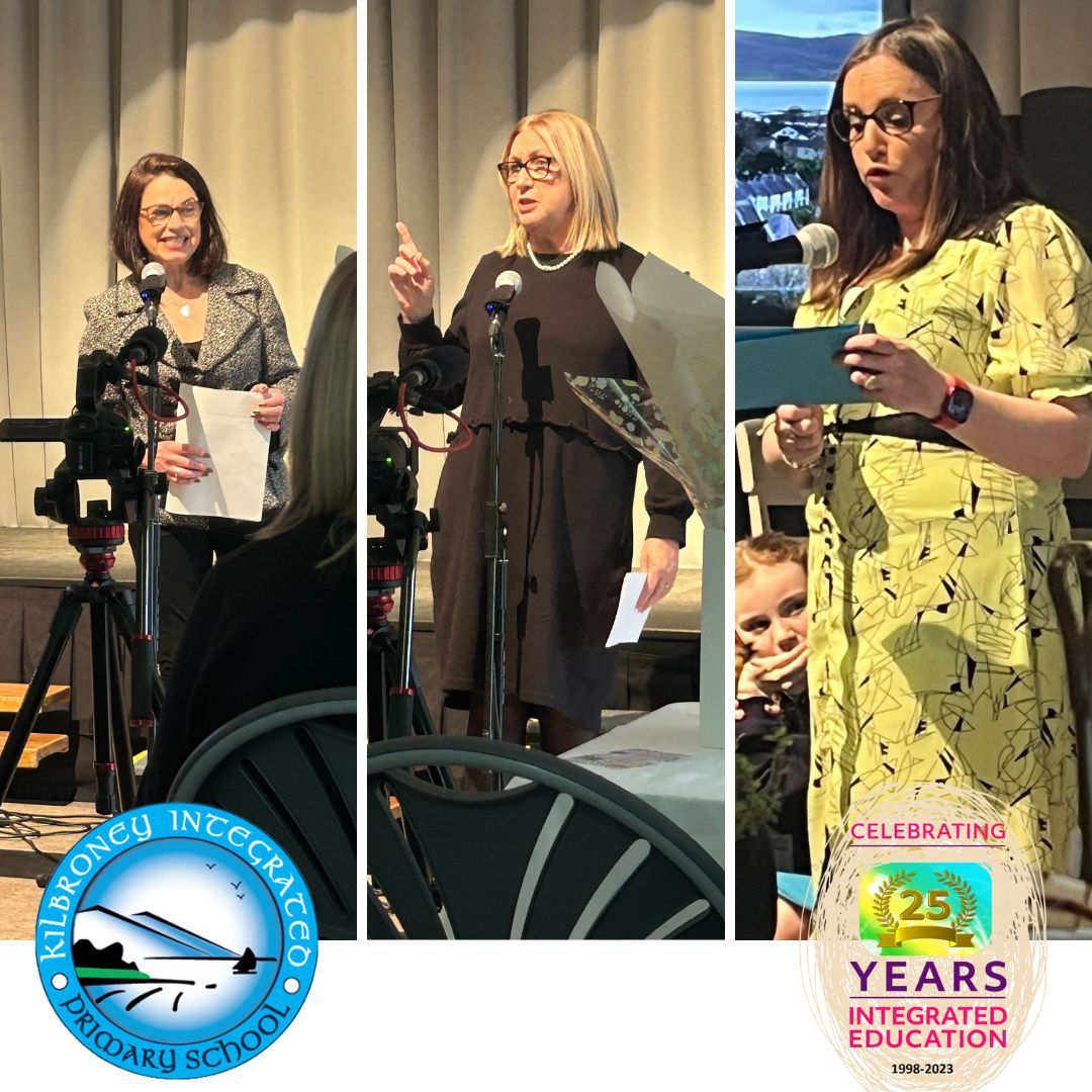 Congratulations to Kilbroney IPS on 25 years of #IntegratedEducation! Guests at the celebration event were treated to afternoon tea and a range of musical performances from children within the school. An art piece created by pupils to commemorate the occasion was on display.