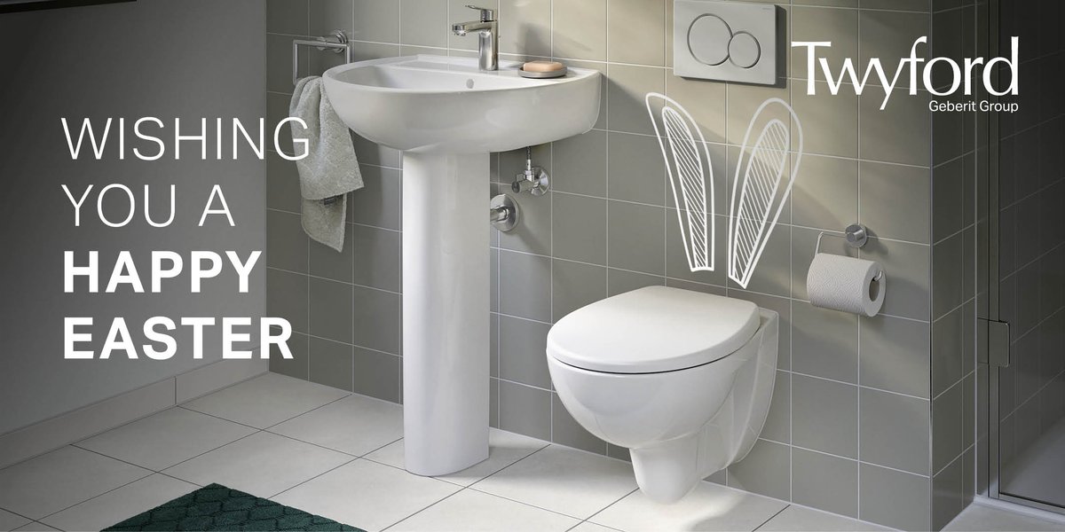 Happy Easter from Twyford! 🌷🐰 Wishing you a holiday filled with practicality and simplicity. May your Easter be as straightforward and dependable as our trusted bathroom solutions! #HappyEaster #TwyfordBathrooms