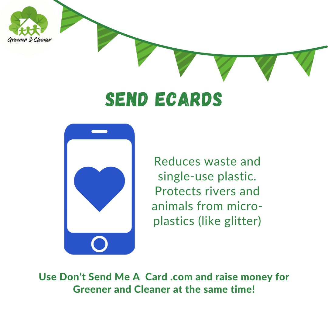 Cards show someone you're thinking about them - no matter how they arrive or the occasion they are sent for. By using a service like Don’t Send Me A Card .com you can raise money for Greener and Cleaner at the same time too! dontsendmeacard.com/ecards/chariti…