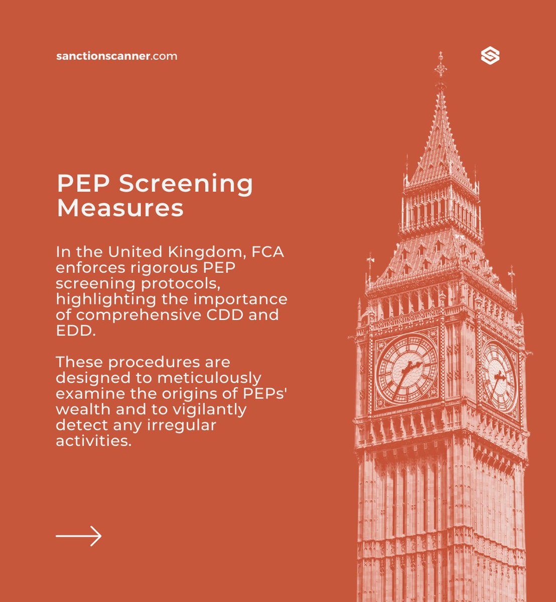 The #UK sets a benchmark in financial operations with its stringent #PEP screening mandates. 🔍 The UK's approach is meticulous, from #FCA's rigorous inspection to comprehensive screening on domestic, international, and international fronts. sanctionscanner.com/blog/the-ultim…