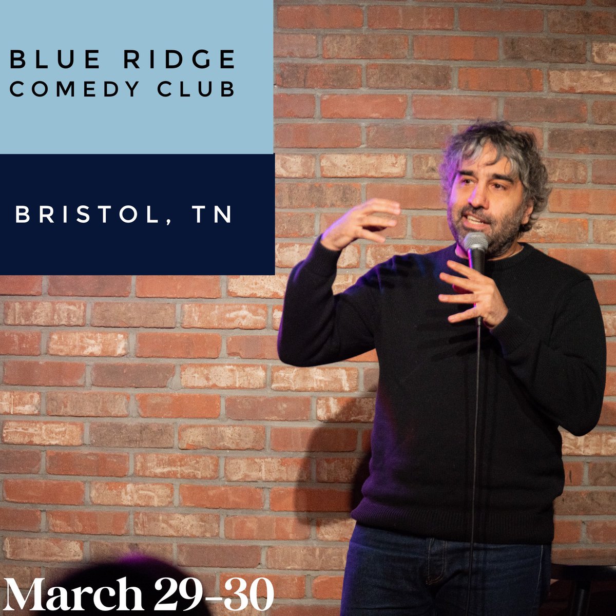 🚨TENNESSEE🚨I’m coming back to @BlueRidgeComedy this weekend in Bristol! Really fun club. Come out. Grab tickets in my bio!