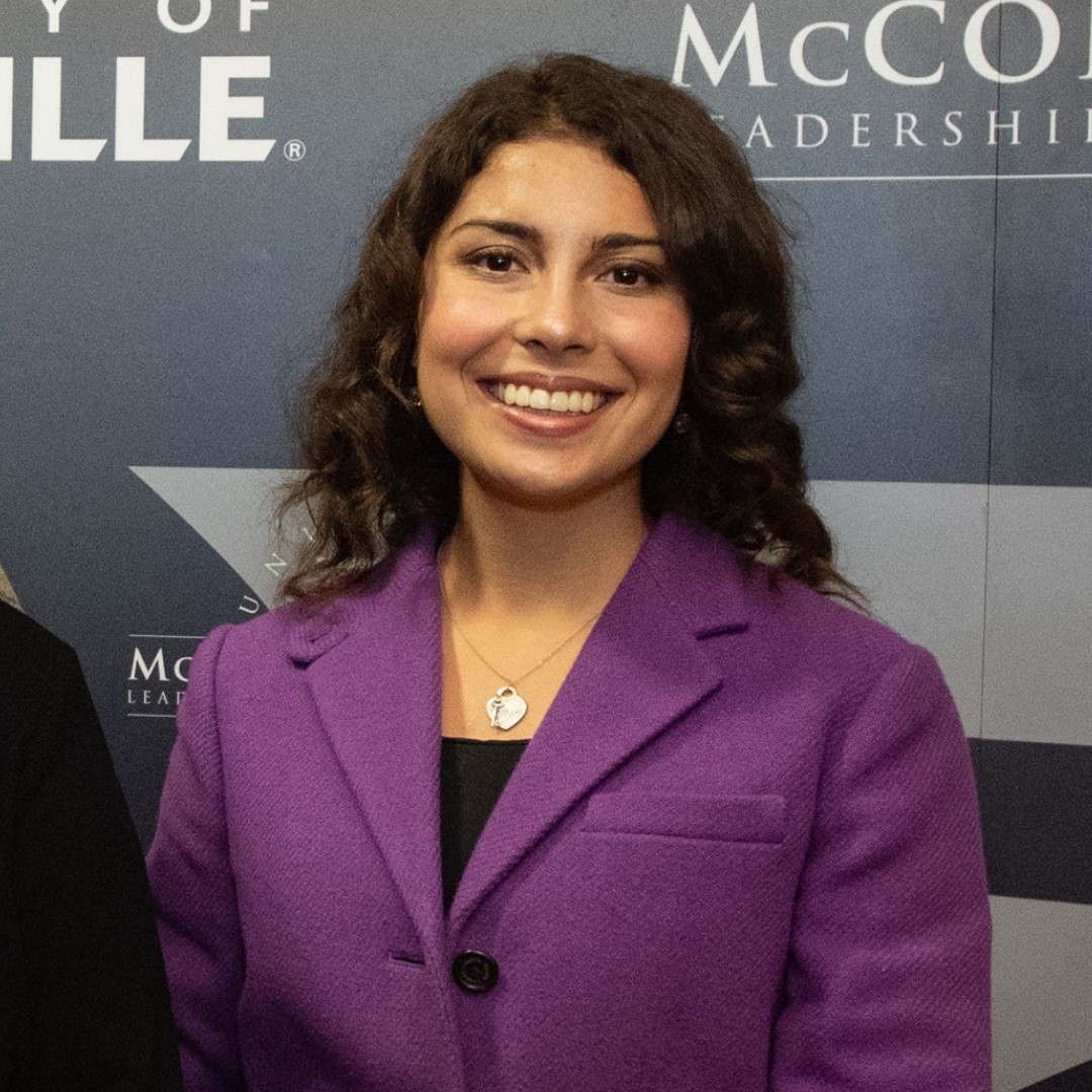 SENIOR SPOTLIGHT 🤩 #McConnellScholar Yelena Bagdasaryan, of Lexington, Ky., will graduate this spring from #UofL with degrees in public health and political science. She plans to pursue a Master's in Public Health. #UofLGrads2024 #FromKYForKY #BestAndBrightest #FutureLeaders