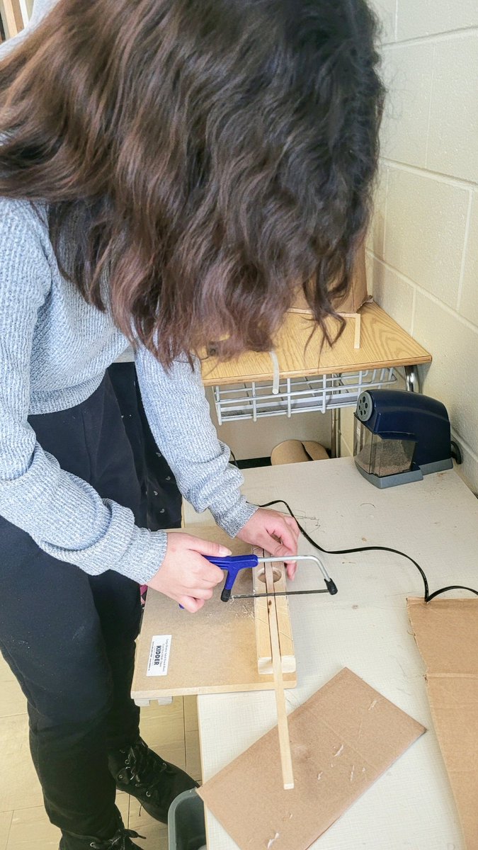 Grade 5s busy constructing bridges made out of jinks wood and craft sticks. Learning to use saws and mitre box for cutting the wood. Final products to come....<a href="/Cassandra_PS/">Cassandra PS</a> <a href="/kiddereducation/">Kidder Educational</a>