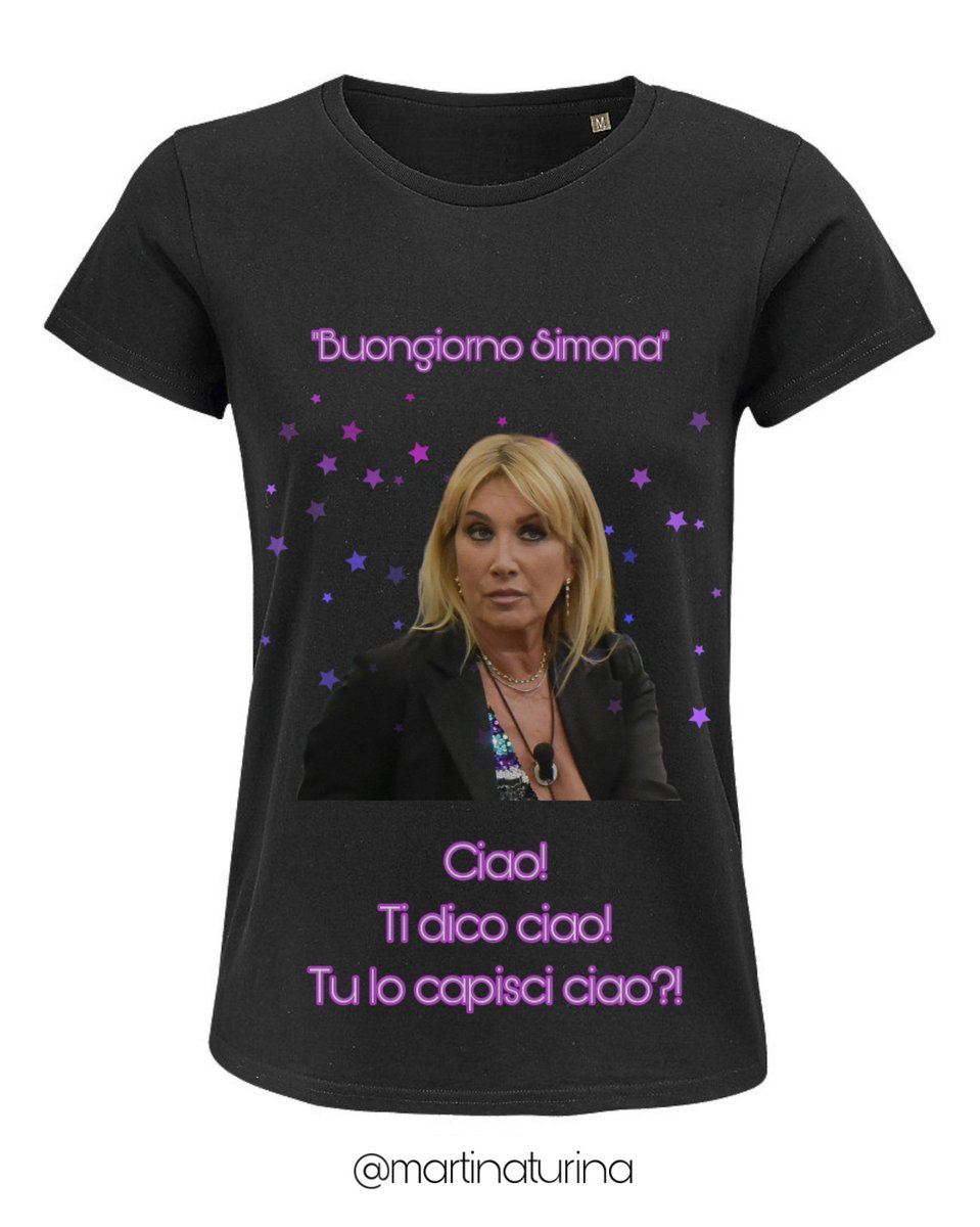 Io comunque mi offro volontaria per fare il merch di Simona Tagli.

#tagliuzzi #grandefratello #simonatagli