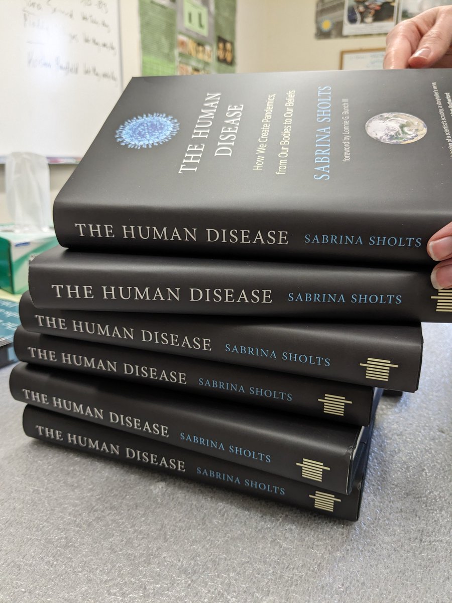 THE HUMAN DISEASE by @sabrinabsholts is the amazing story of human biology, culture, and society in the age of pandemics -- available on April 9th from @mitpress! There's so much in this book for everyone. You'll want to read it cover to cover in one sitting.