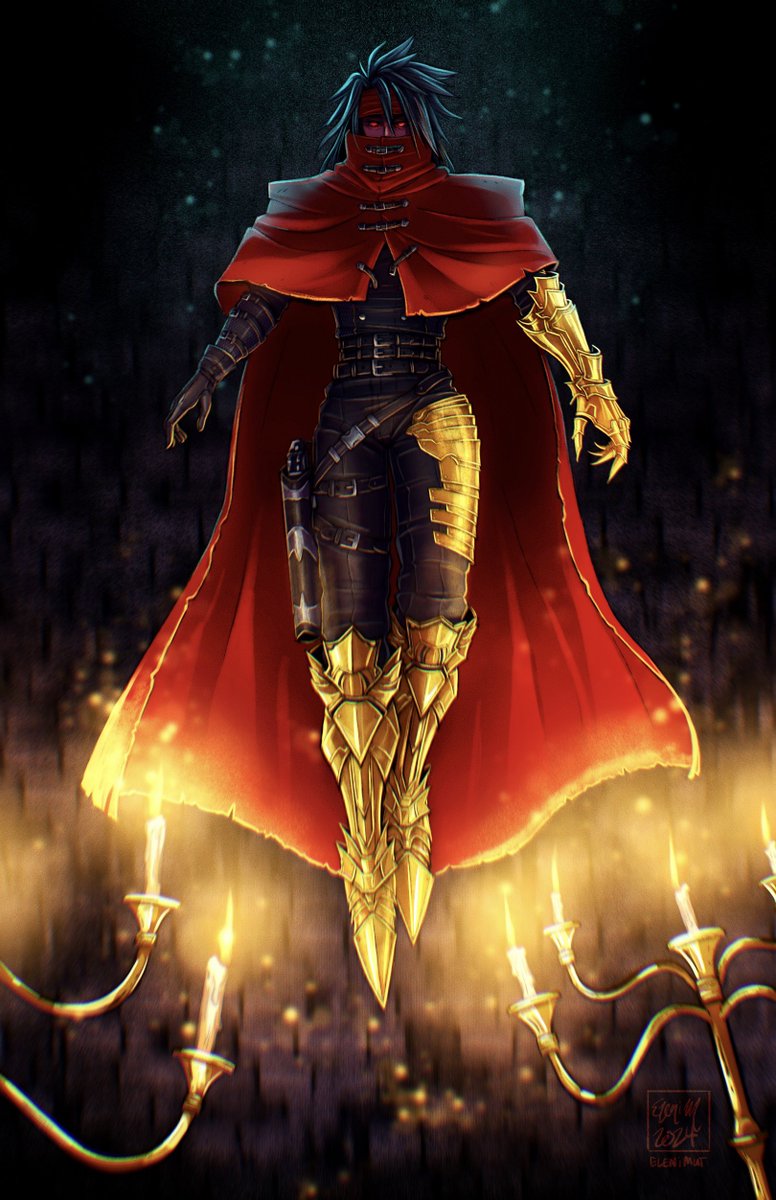 elenimut_art's tweet photo. updated a drawing I did back in October since I have better references for Vincent’s new look instead of a blurry screenshot from the trailer. I can’t wait to see more of him in part 3 🦇 

#FF7R https://t.co/HsMPkzmQXp