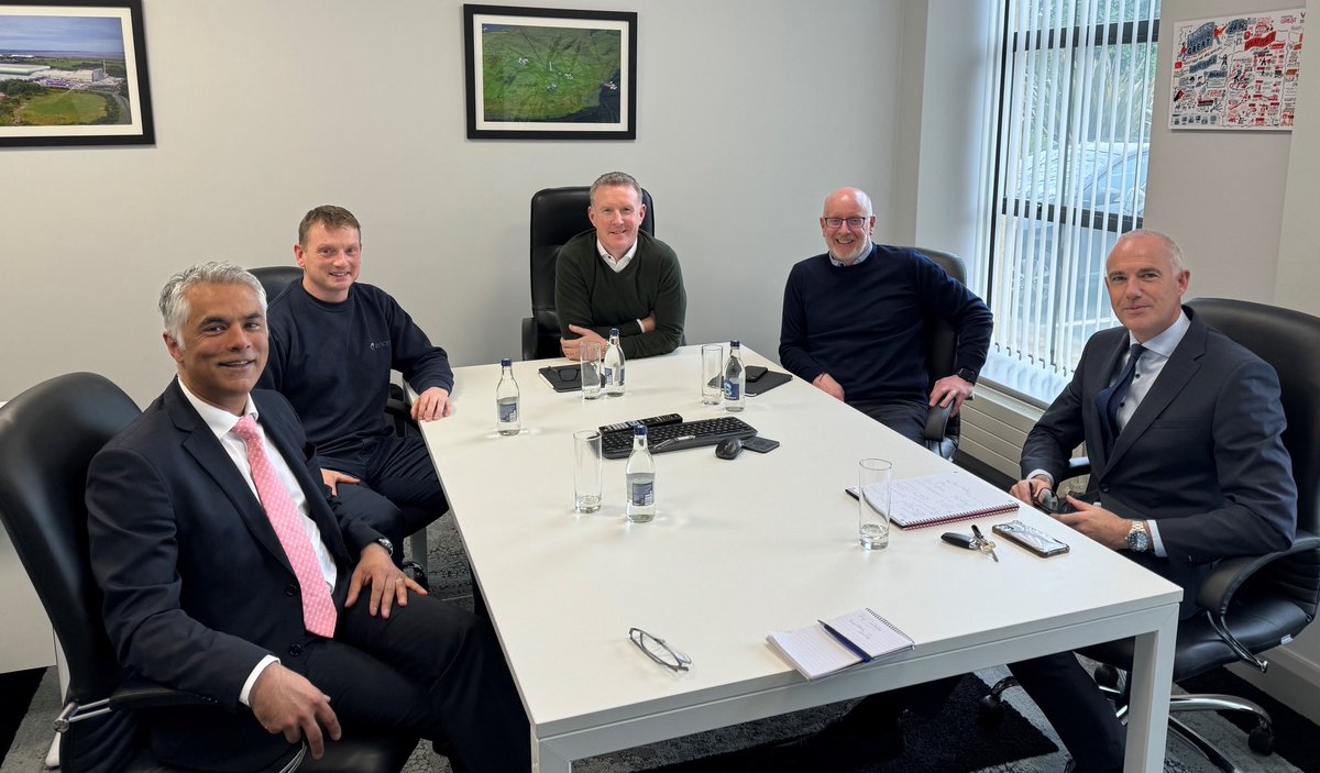 Today we held a highly constructive meeting with @phoenixni at our Derrylin plant in NI to hear of the untapped potential of producing biomethane for direct injection into Northern Ireland’s gas grid. #initative #decarbonise #opportunity