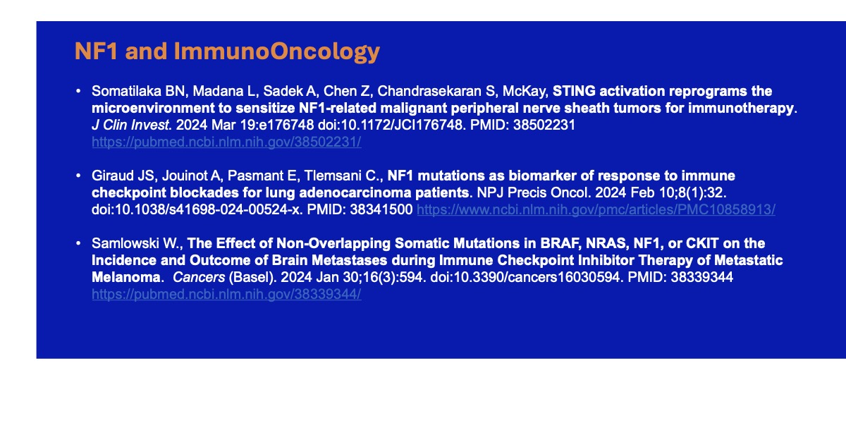 Worlds colliding. People with NF1 are at risk for many rare cancers.   Many common cancers are driven by somatic #NF1 loss. Understanding the NF1 condition and gene may unlock new potential for immunotherapy in rare and common cancers.
#ImmunoOncology #Immunotherapy #MedTwitter