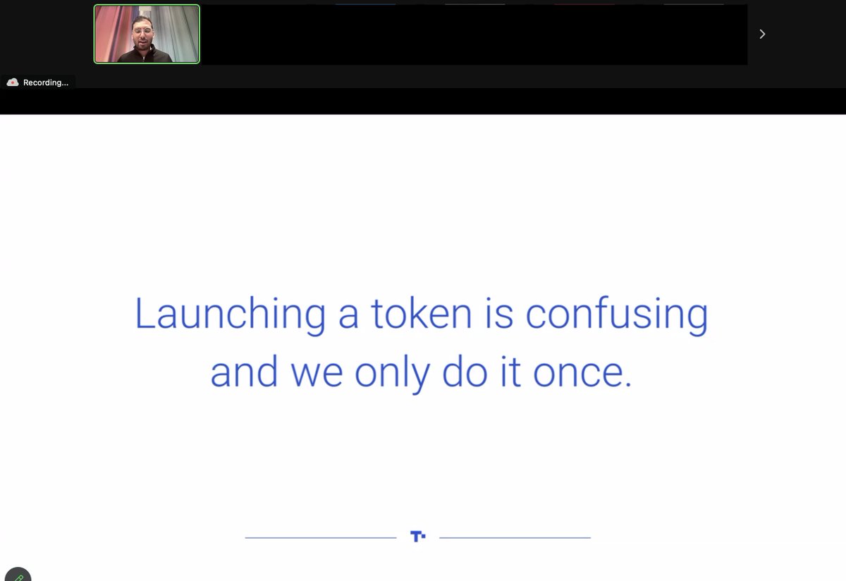 Absolutely incredible presentation by @masonic_tweets at @TokensoftInc 🙌 - Looking back on historic token launches - How they've evolved - What goes into creating an effective, compliant token launch Nailed it!