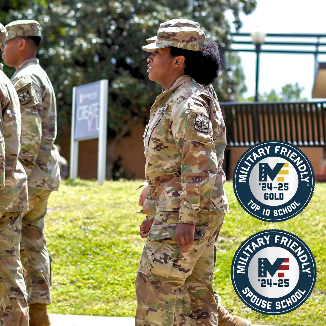 CSU has moved up to#️⃣5️⃣in MilitaryFriendly.com rankings of small, public military-friendly schools in Georgia! We are also the only Gold-level school in this category in Georgia. 📰Read more about how we support our military students: news.columbusstate.edu/posts/columbus…