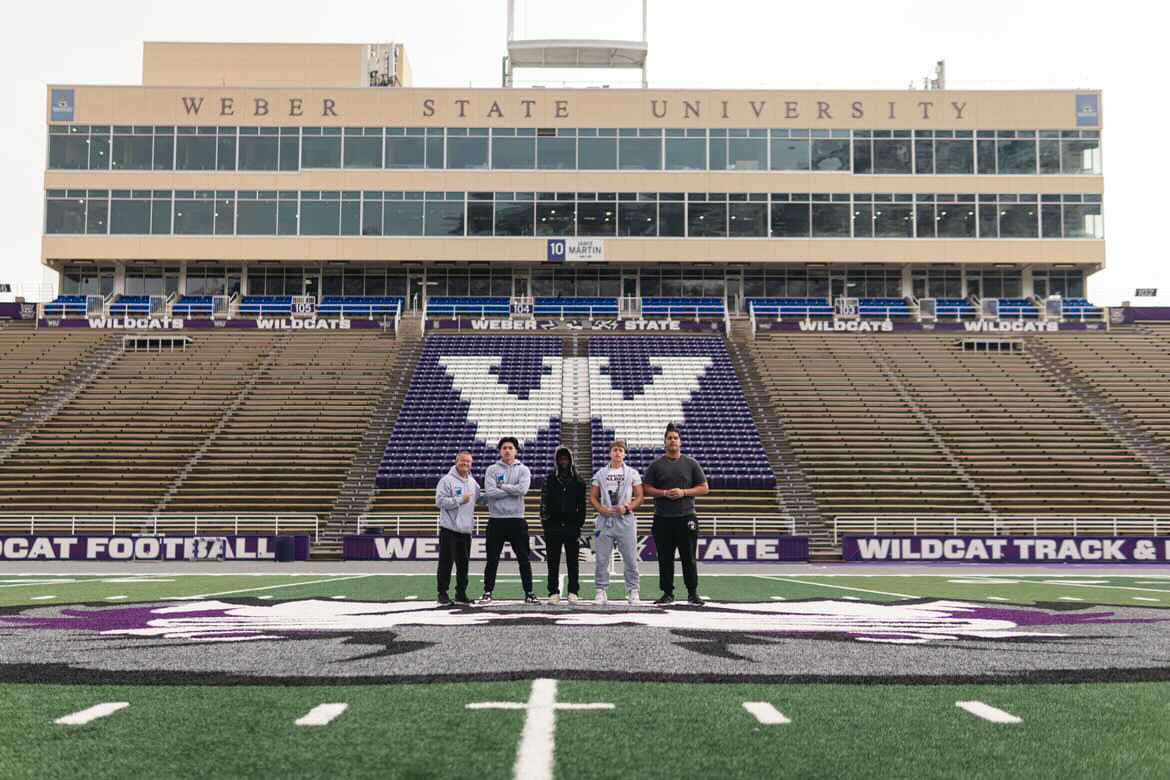 Shoutout to @weberstatefb for the unofficial visit and tour of the campus! Always a pleasure seeing @Matty_AhYou again! Grateful for the opportunity 🙏🏼 @westernpioneer1 @CoachDavidsonWH