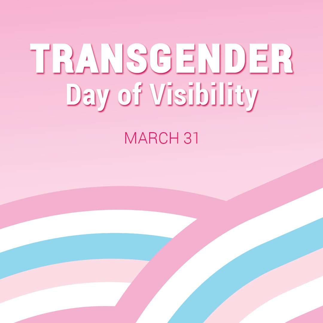 This coming Sunday, March 31, is International Transgender Day of Visibility. Recognition of this day began in 2009, when Rachel Crandall Crocker, a Michigan-based psychotherapist, noticed there was not enough positive public discussion about the trans community.