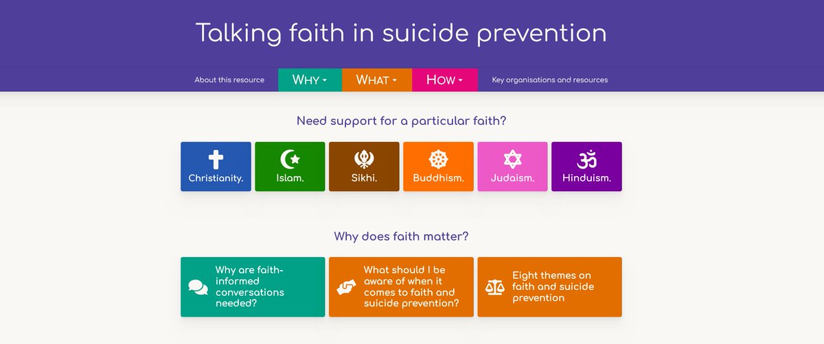 Have you seen our new resource Talking Faith in Suicide Prevention? Our digital guide was developed as part of our work in the VCSE Health and Wellbeing Alliance, in collaboration with representatives of 6 faith traditions and others with lived experience. ow.ly/neb450R4gna