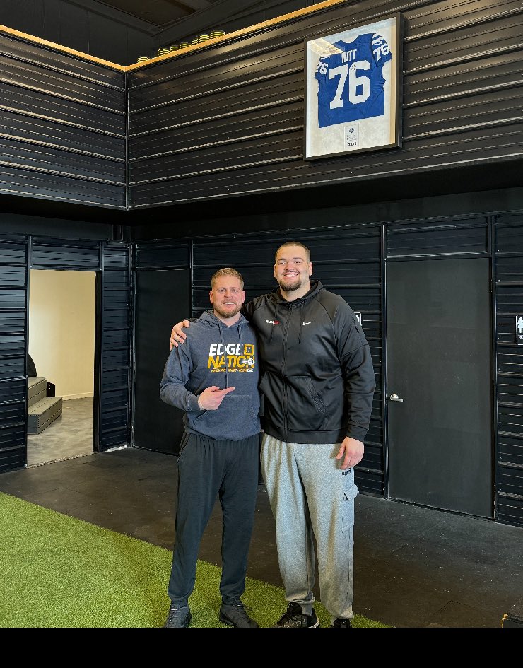 PRO DAY  
6056 ✅
320lb ✅
81 Wing ✅
1.72 -10Y  ✅
4.75 Shuttle ✅ 

Thank you Dustin Brancheau for getting me ready to compete!