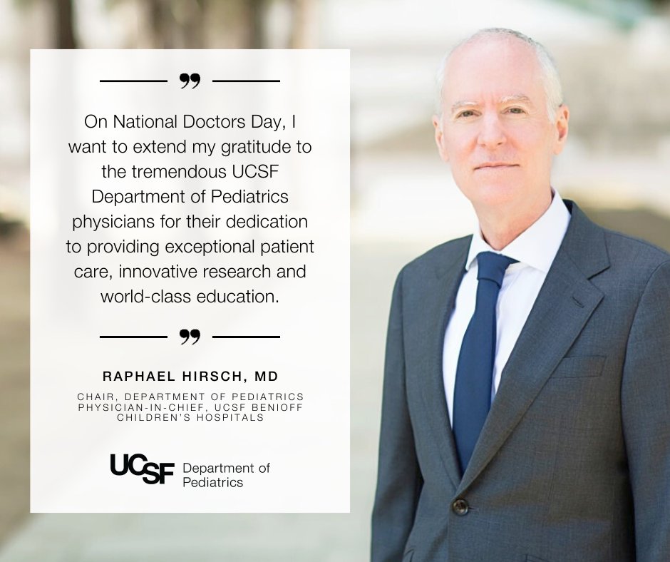 Happy #DoctorsDay to our exceptional physicians! Your dedication and commitment to transforming child health is truly inspiring. Thank you for all that you do!