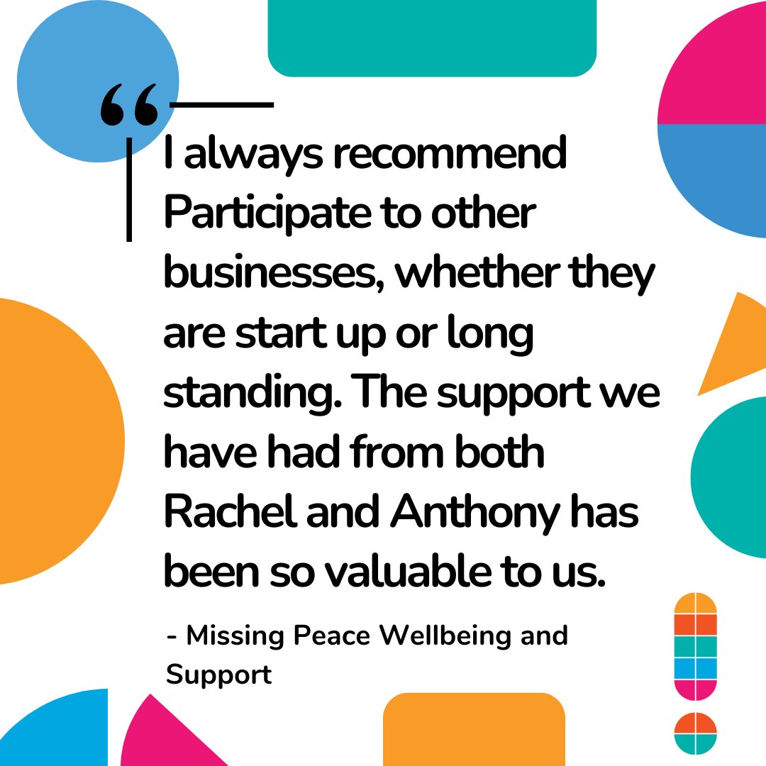 Some more great feedback from our 2023 Survey 🧡 Our Mission is all about finding, exploring, and supporting ideas that contribute positively towards people, place and planet. If this sounds like you or your next idea, get in touch! 🚀 participateprojects.org.uk/enterprise-sup…