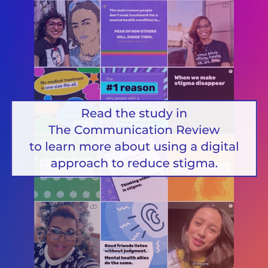 We worked with @TWPOmaha on a two-part digital campaign to reduce mental health stigma. WhatMakesUs shared stories of those living with a mental health condition, while Spokesimals used the power of pets to spread educational messages. Read the study here: bit.ly/3P8KO2T