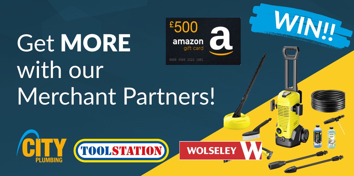 Get more with our TradeHelp merchant partners! Great special offers plus WIN £500 Amazon vouchers and a Kärcher K3 Modular Pressure Washer!! Don't miss out! bit.ly/3vGrQdo