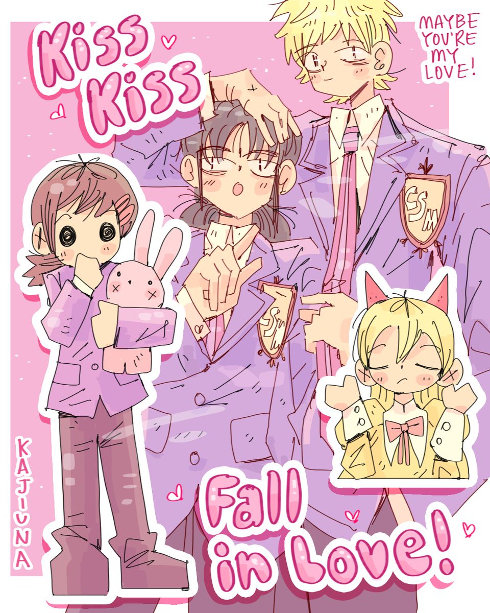 Kiss kiss fall in love! 💖💕 Denji & Asa

#ouranhighschoolhostclub #chainsawman #fanart