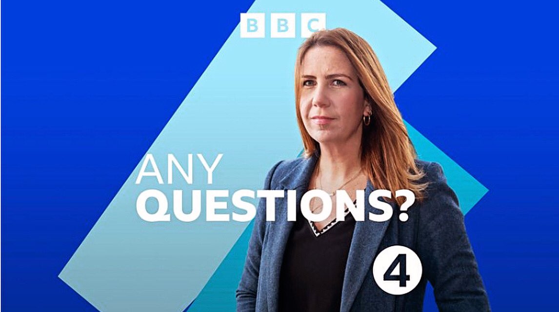 Tune in Friday 29 March at 8 pm to @bbcradio4 Any Questions coming live from The Exchange. Alex Forsyth presents political debate with #AndrewGriffith MP, @SeemaUnique MP @sarahjolney1 MP @timothy_stanley #thetelegraph @TwickenhamNub @ThisisRiverside @Visit_Richmond1