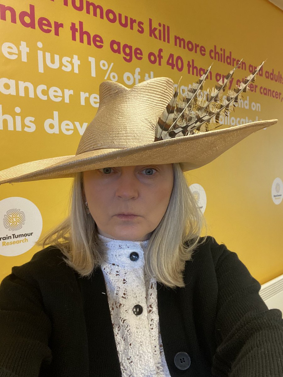 Proud to be supporting #WearAHatDay for Brain Tumour Awareness Month & @braintumourrsch Together we will find a cure. #BTAM