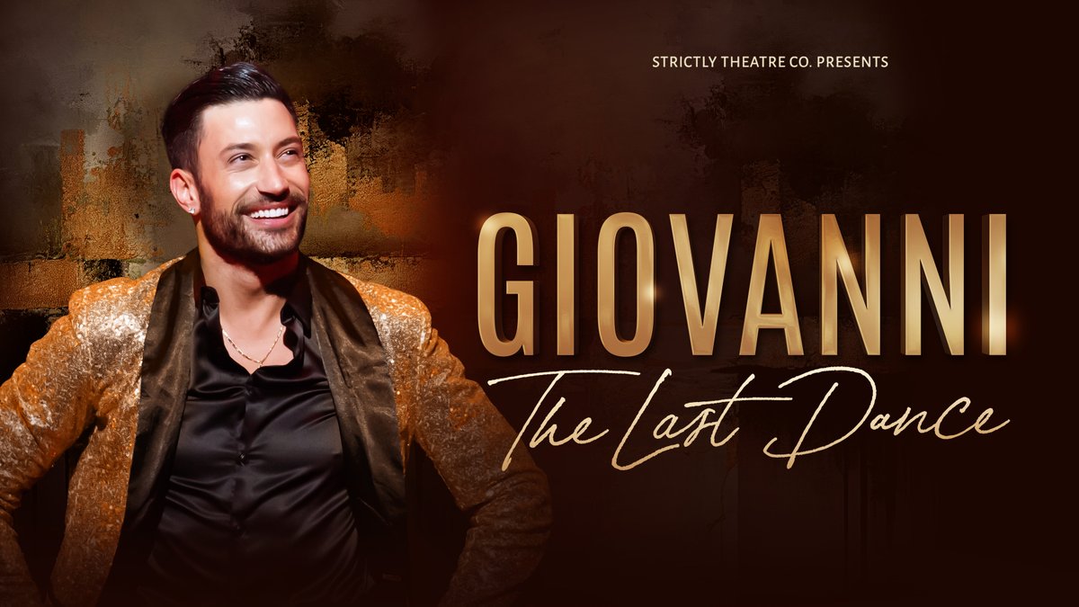 Giovanni – The Last Dance - 20 March 2025 Strictly Come Dancing professional Giovanni Pernice returns in 2025 with his tour ‘The Last Dance’. On sale now: cambridgelive.org.uk/cornex/events/…