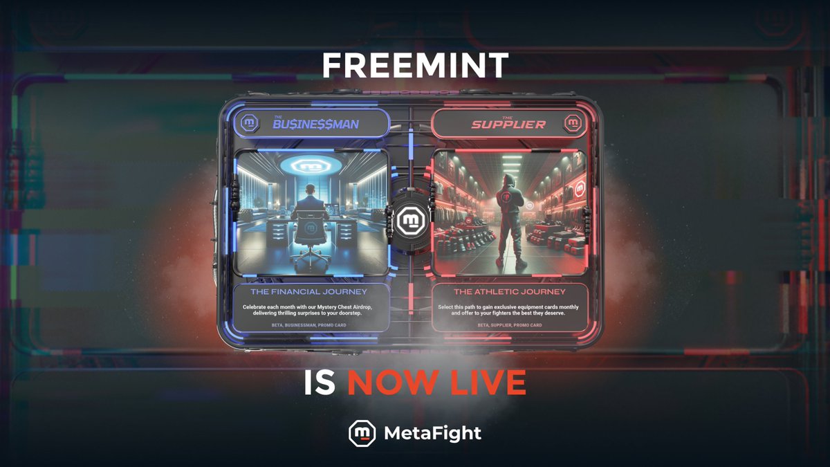 MetaFight Freemint is now live! We're waiting for you!🥊 MetaFight.com/freemint