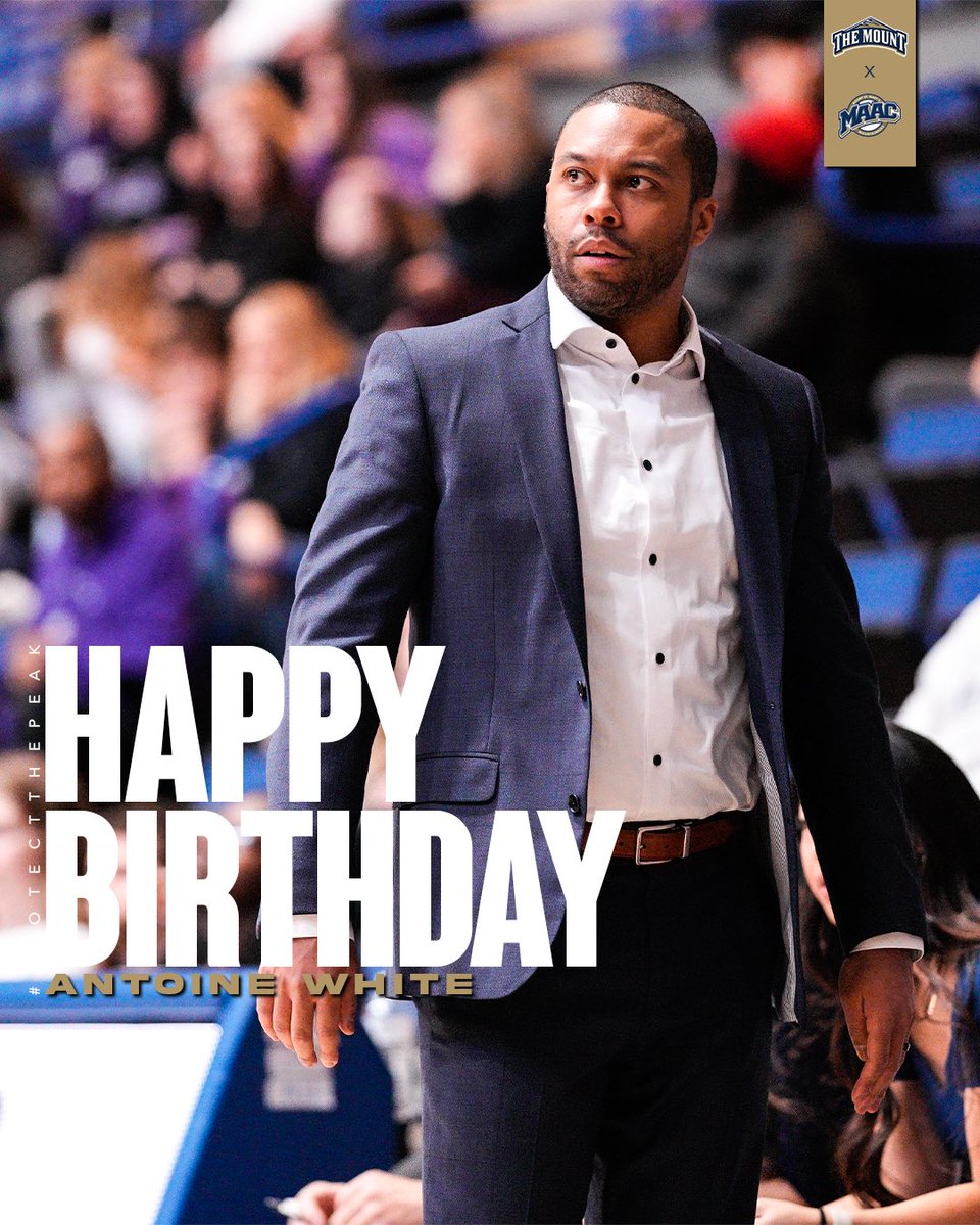 Help us wish the happiest of birthdays to our Head Coach, Antoine! 🎈 We hope you have the best day #gomount