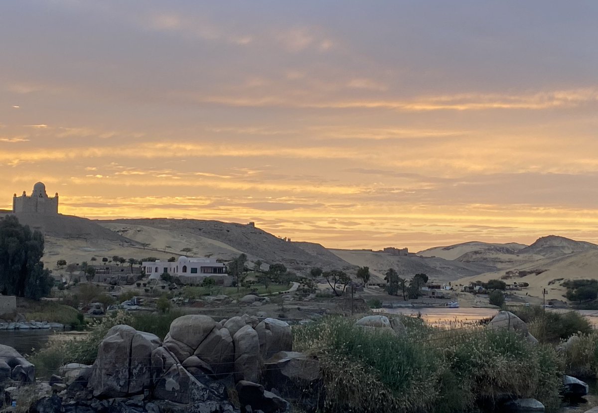 Sunset on #Elephantine #Aswan